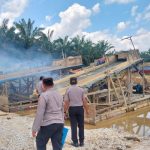 Sisir Sungai Singingi, Polisi Amankan 6 Rakit PETI di Kampar Kiri